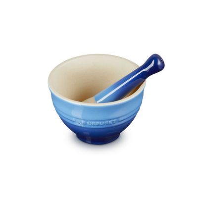 Vijzel in Aardewerk 11,5cm 0,3l Azure  Le Creuset