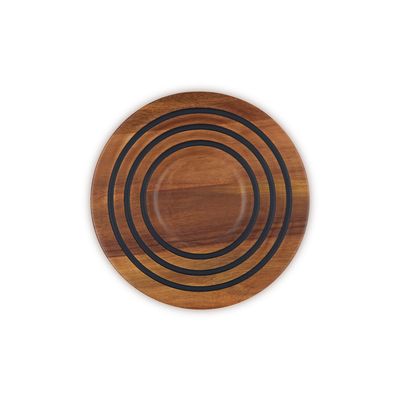 Houten onderzetter in Acacia magnetisch 20cm  Le Creuset