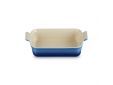 Plat à four Rectangulaire en Faïence Azur 26x19cm 2.1l