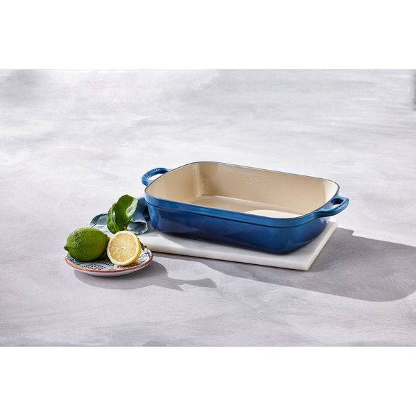 Ovenschaal Rechthoekig in Aardewerk Azure 32x24cm 3,1l 