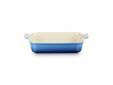 Plat à four Rectangulaire en Faïence Azur 32x24cm 3.1l