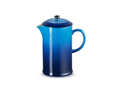 Koffiepot met Pers in Aardewerk 1L Azure 