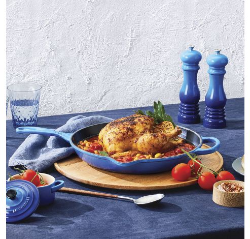 Poêlon Rond en Fonte émaillée Azur 23cm  Le Creuset