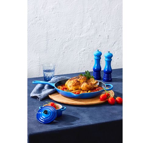 Poêlon Rond en Fonte émaillée Azur 23cm  Le Creuset