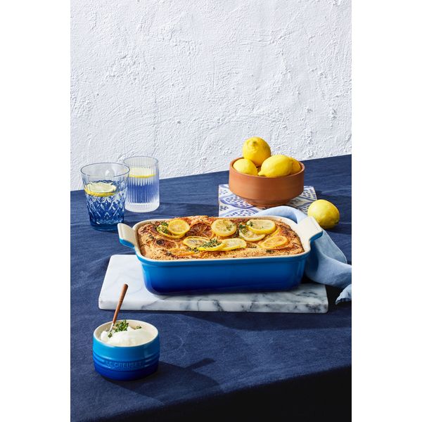 Le Creuset Skillet Rond in Geëmailleerd Gietijzer Azure 23cm