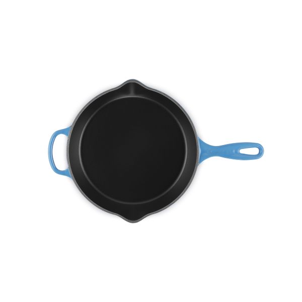 Le Creuset Skillet Hoog in Geëmailleerd Gietijzer Azure 26cm