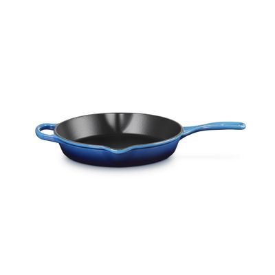 Skillet Hoog in Geëmailleerd Gietijzer Azure 26cm  Le Creuset