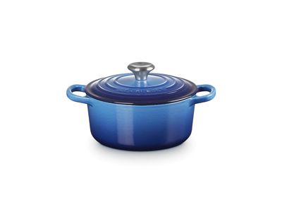 Stoofpan Rond in Geëmailleerd Gietijzer 18cm 1,8l Azure