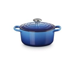 Stoofpan Rond in Geëmailleerd Gietijzer Azure 18cm 1,8l Le Creuset