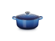 Stoofpan Rond in Geëmailleerd Gietijzer 20cm 2,4l Azure