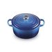 Le Creuset Stoofpan Rond in Geëmailleerd Gietijzer Azure 22cm 3,3l