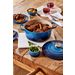 Le Creuset Stoofpan Rond in Geëmailleerd Gietijzer Azure 22cm 3,3l