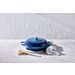 Le Creuset Stoofpan Rond in Geëmailleerd Gietijzer Azure 22cm 3,3l