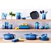 Le Creuset Stoofpan Rond in Geëmailleerd Gietijzer Azure 22cm 3,3l