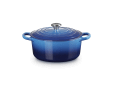 Stoofpan Rond in Geëmailleerd Gietijzer 22cm 3,3l Azure