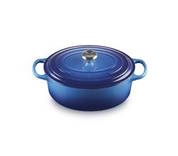 Stoofpan Ovaal in Geëmailleerd Gietijzer Azure 27cm 4,1l Le Creuset