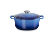 Stoofpan Rond in Geëmailleerd Gietijzer 24cm 4,2l Azure