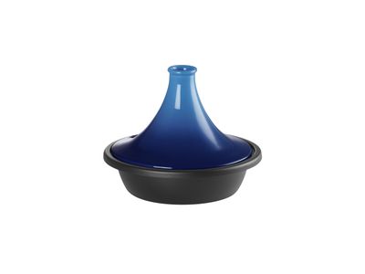 Tajine in Geëmailleerd Gietijzer 31cm 3,7l Azure