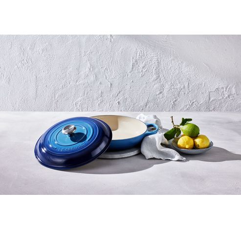 Cocotte Ronde en Fonte Emaillée Azur 26cm 5.3l  Le Creuset