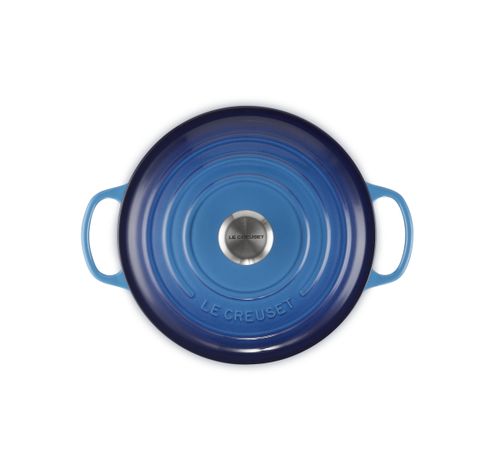 Cocotte Ronde en Fonte Emaillée Azur 26cm 5.3l  Le Creuset