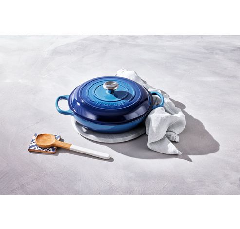 Cocotte Ronde en Fonte Emaillée Azur 26cm 5.3l  Le Creuset