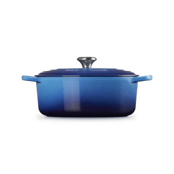 Le Creuset Stoofpan Ovaal in Geëmailleerd Gietijzer Azur 29cm 4.7L