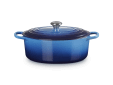 Stoofpan Ovaal in Geëmailleerd Gietijzer 31cm 6,3l Azure