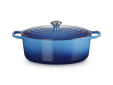 Stoofpan Ovaal in Geëmailleerd Gietijzer 33cm 7,5l Azure