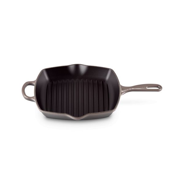 Le Creuset Signature Grillit® Vierkant in Geëmailleerd Gietijzer 26cm Flint