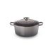 Le Creuset Signature Stoofpan Rond in Geëmailleerd Gietijzer 24cm 4,2l Flint