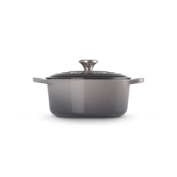 Le Creuset Signature Stoofpan Rond in Geëmailleerd Gietijzer 24cm 4,2l Flint