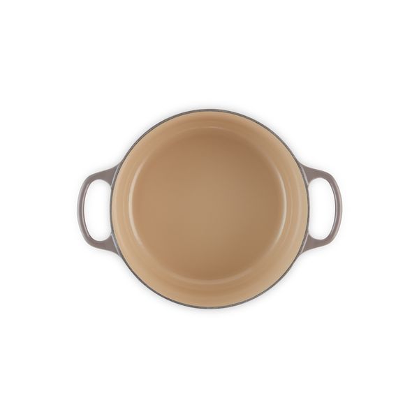 Le Creuset Signature Stoofpan Rond in Geëmailleerd Gietijzer 24cm 4,2l Flint