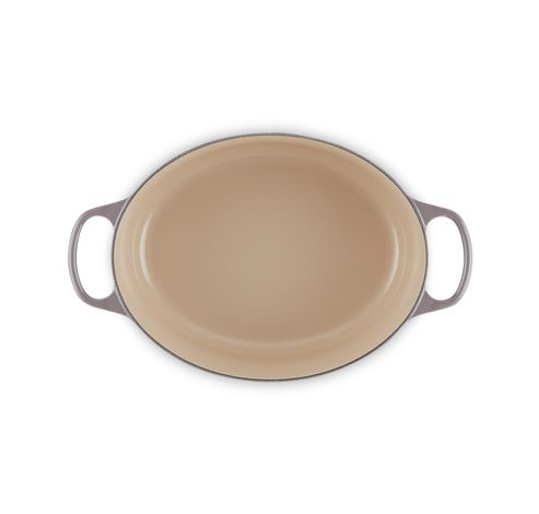 Signature Stoofpan Ovaal in Geëmailleerd Gietijzer 31cm 6,3l Flint  Le Creuset