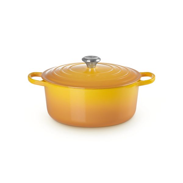 Le Creuset Signature Stoofpan Rond in Geëmailleerd Gietijzer 28cm 6,7l Nectar