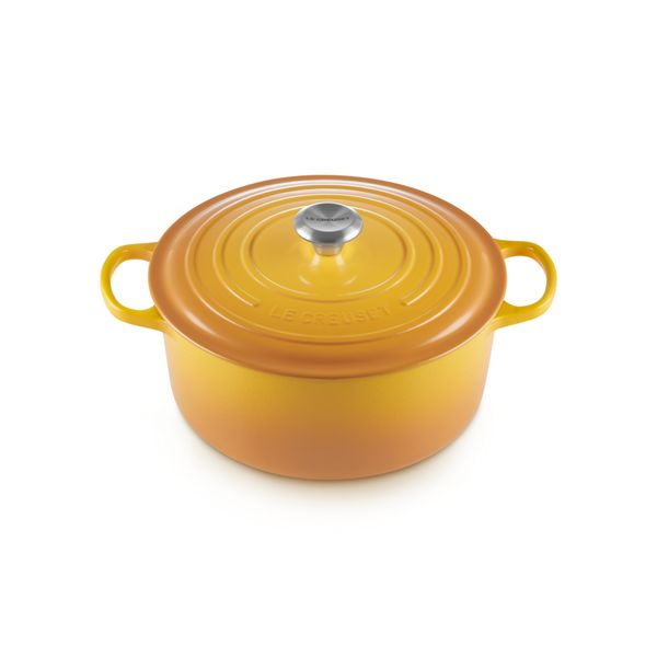 Le Creuset Signature Stoofpan Rond in Geëmailleerd Gietijzer 28cm 6,7l Nectar