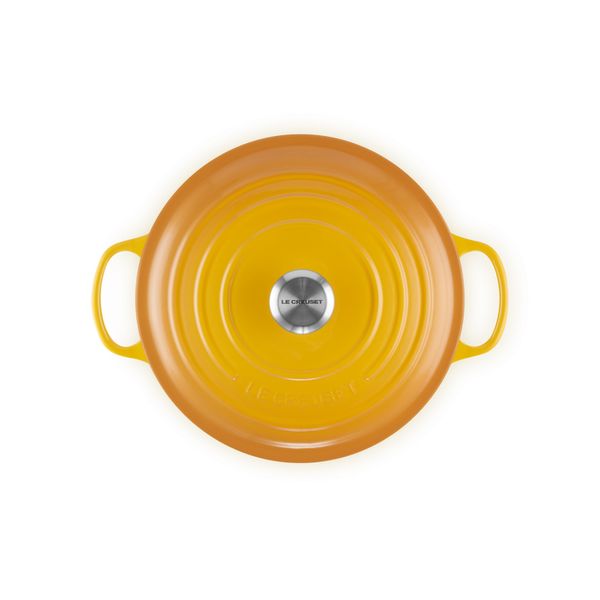 Le Creuset Signature Stoofpan Rond in Geëmailleerd Gietijzer 28cm 6,7l Nectar