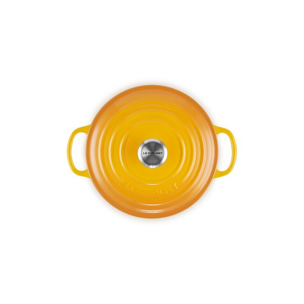 Le Creuset Signature Stoofpan Rond in Geëmailleerd Gietijzer 20cm 2,4l Soleil