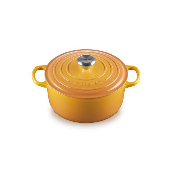 Le Creuset Signature Stoofpan Rond in Geëmailleerd Gietijzer 24cm 4,2l Nectar