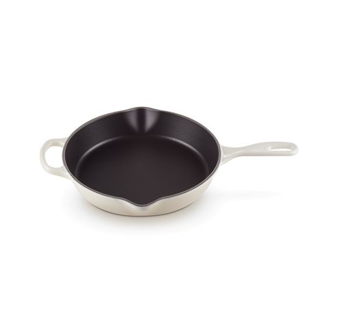 Poêle Signature Haute en Fonte Émaillée 26cm Meringue  Le Creuset