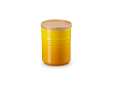 Voorraadpot M in Aardewerk met Houten Deksel 10cm 0,45l Nectar