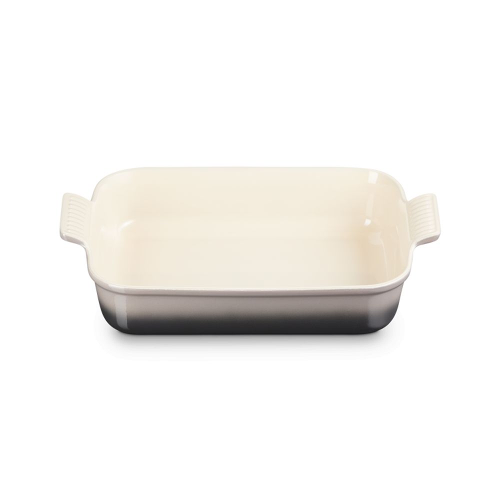 Le Creuset Ovenschotels Ovenschaal Rechthoekig in Aardewerk 32x24cm 3,1l Flint