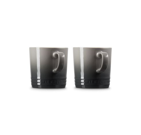 Lot de 2 Mugs à Thé en Faïence 0,35l Flint  Le Creuset