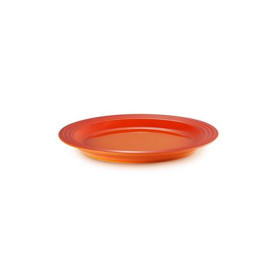 Dinerbord in Aardewerk 27cm Oranjerood  Le Creuset