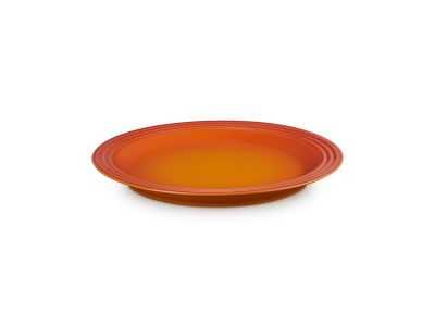 Dinerbord in Aardewerk 27cm Oranjerood