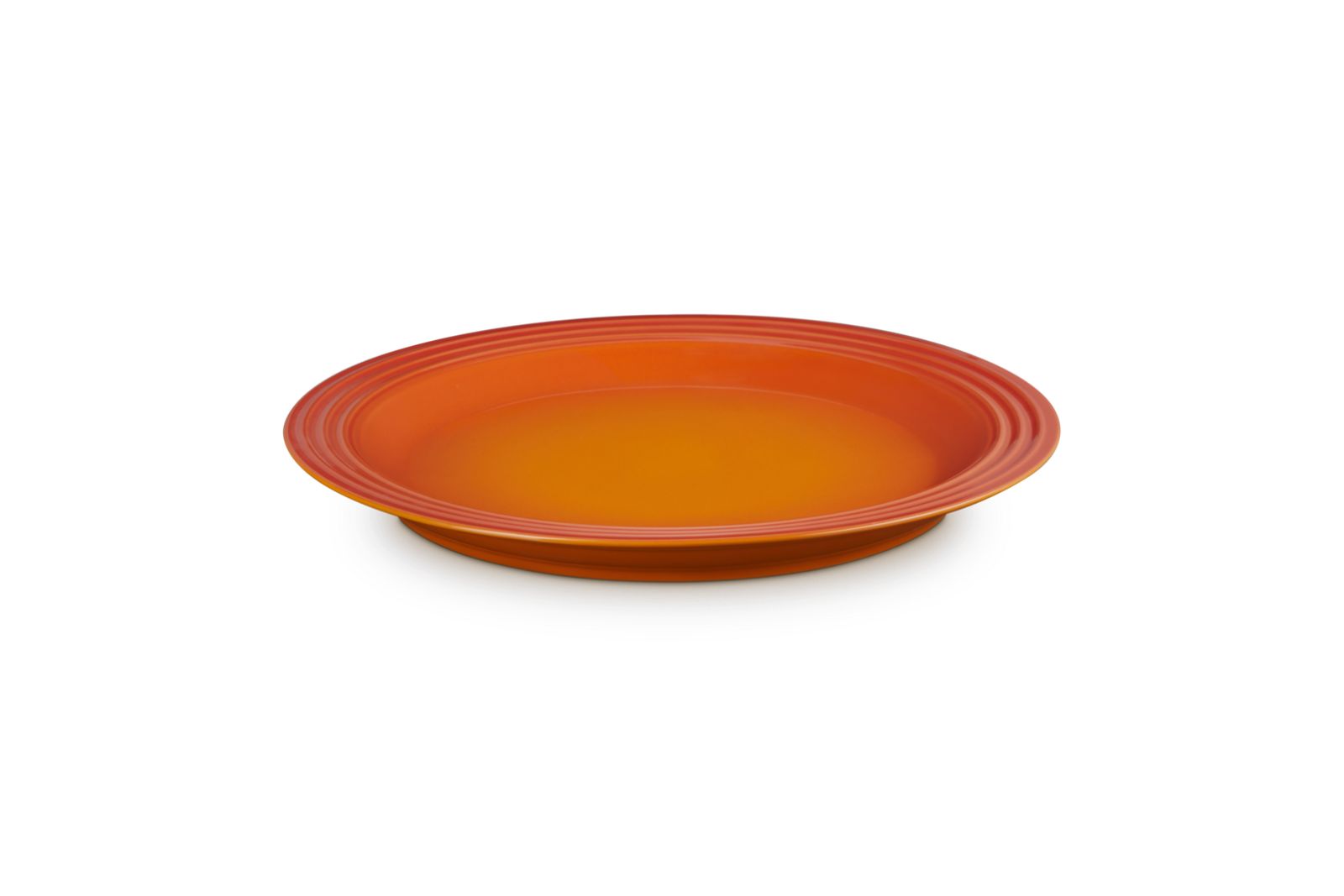 Dinerbord in Aardewerk 27cm Oranjerood