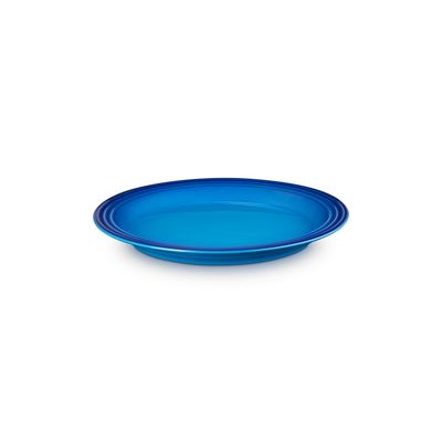 Dinerbord in Aardewerk 27cm Azur  Le Creuset