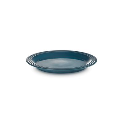 Dinerbord in Aardewerk 27cm Deep Teal  Le Creuset