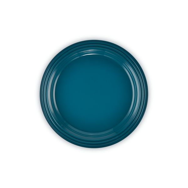 Dinerbord in Aardewerk 27cm Deep Teal 