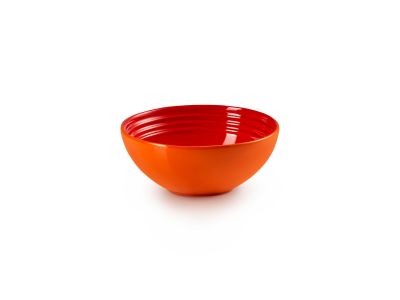 Ontbijtkom in Aardewerk 16cm 0,65l Oranjerood