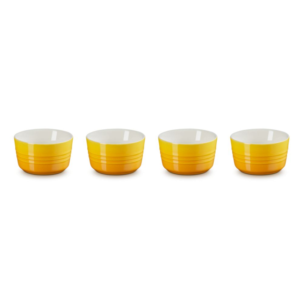 Le Creuset Ramequins Ramekins Set van 4 in Aardewerk Nectar 0,1l